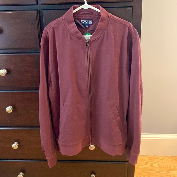 NWT Rye Jacket, Zip Front, Pockets, Large - Picture 1 of 5
